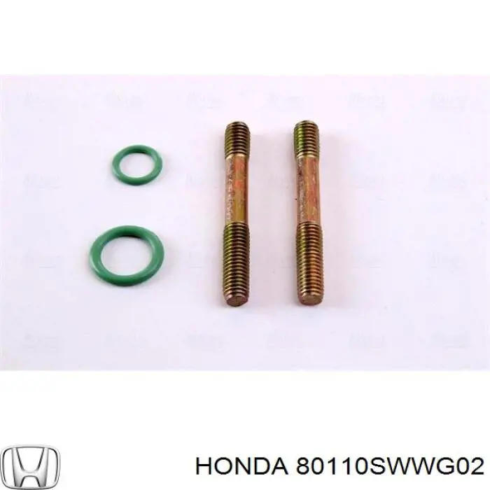 80110SWWG02 Honda радіатор кондиціонера