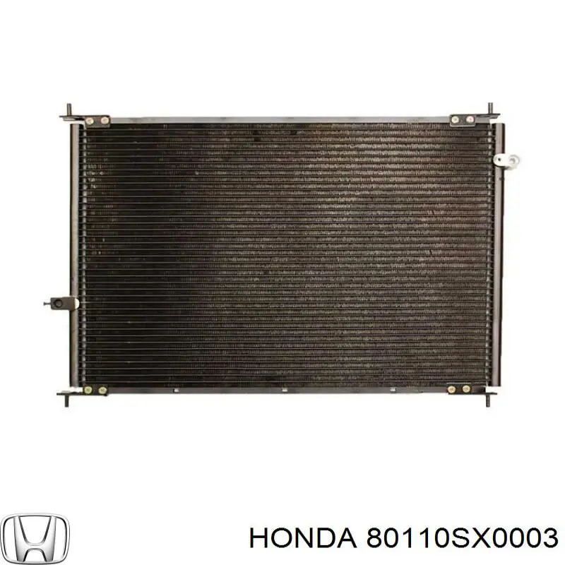 Конденсатор кондиціонера Honda 80110SX0003 ціна, від 199.26 USD