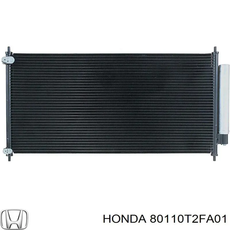 Конденсатор кондиціонера Honda 80110T2FA01 ціна, від 65.26 USD