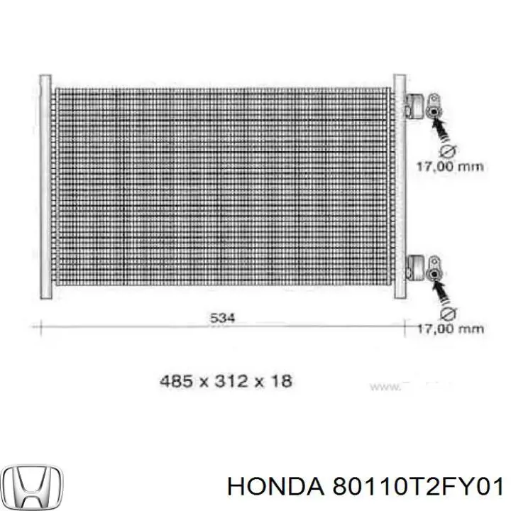 80110T2FY01 Honda 