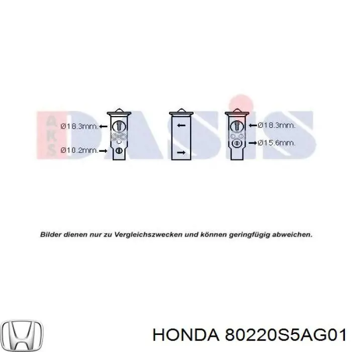 Клапан TRV, кондиціонера на Honda Accord (CM, CN)