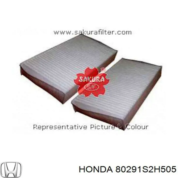 Купити 80291S2H505 Honda Фільтр салону вугільний