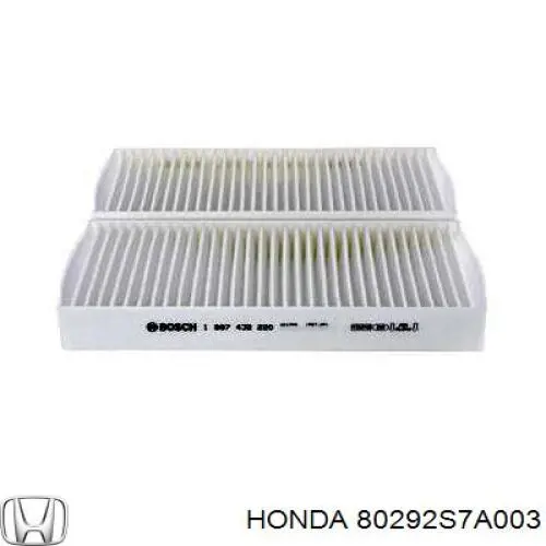 Фільтр повітряний обігрівача Honda 80292S7A003 ціна, від 7.50 USD