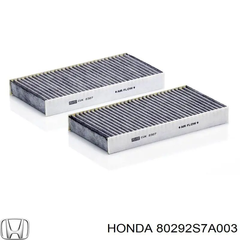 Купити 80292S7A003 Honda Фільтр салону вугільний