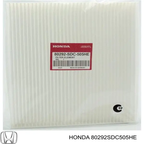 Фільтр салону 80292SDC505HE Honda