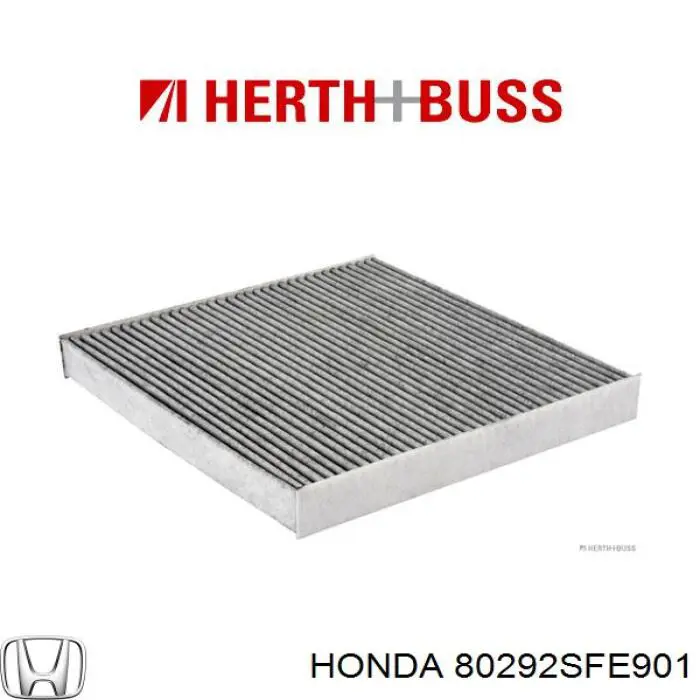 Фільтр повітряний обігрівача Honda 80292SFE901 ціна, від 8.64 USD
