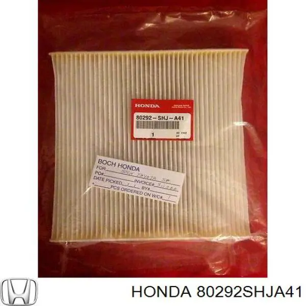 Фільтр повітряний обігрівача Honda 80292SHJA41 ціна, від 4.39 USD