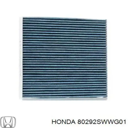Фільтр повітряний обігрівача Honda 80292SWWG01 ціна, від 4.43 USD