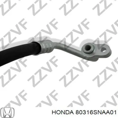 Купити 80316SNAA01 Honda Шланг кондиціонера, від компресора до радіатора