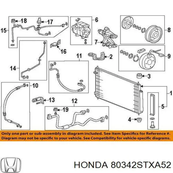  80342STXA52 Honda