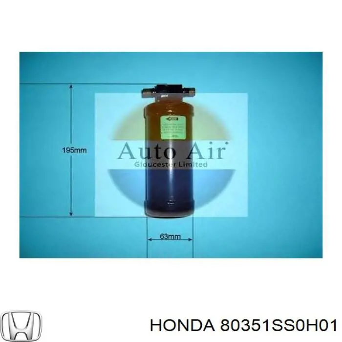 Купити 80351SS0H01 Honda Ресивер-осушувач кондиціонера