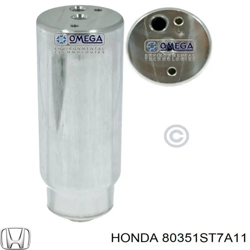 Ресивер-осушувач кондиціонера Honda 80351ST7A11 ціна, від 12.04 USD