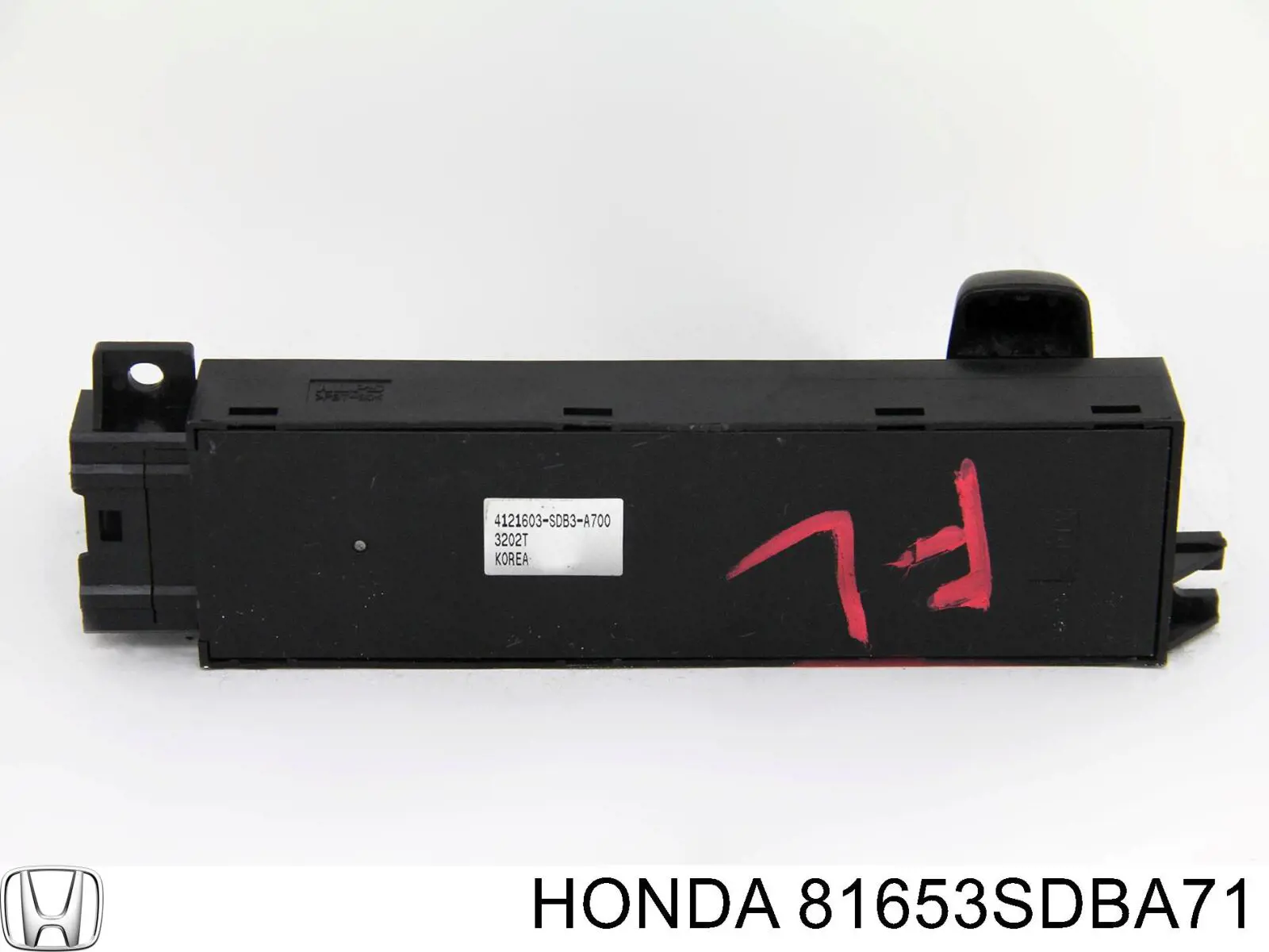 81653SDBA71 Honda Блок кнопок механізму регулювання сидінь, лівий