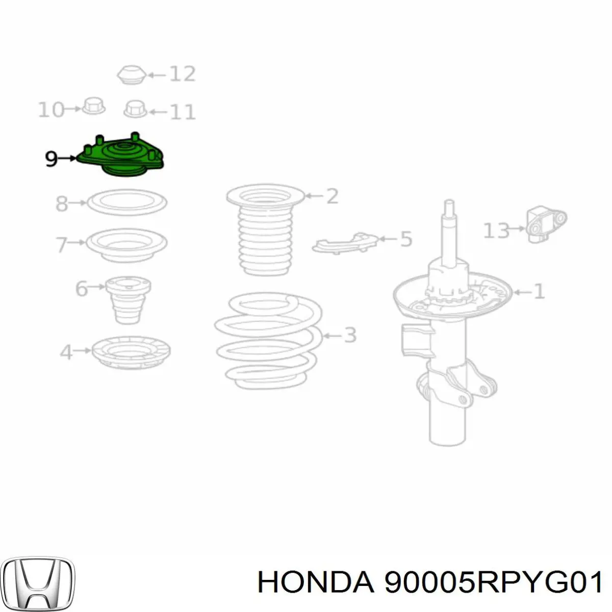 Купити 90005RPYG01 Honda 