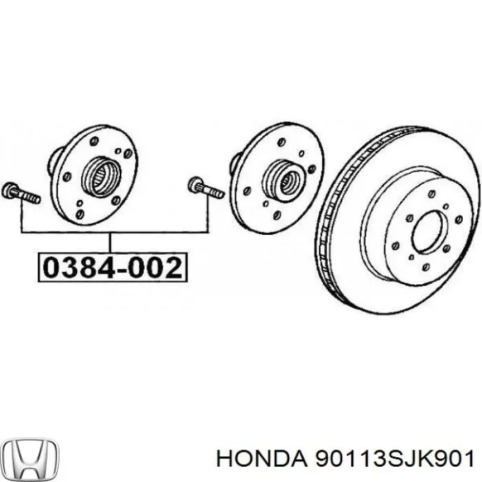 90113SD4902 Honda Болт кріплення колеса передній