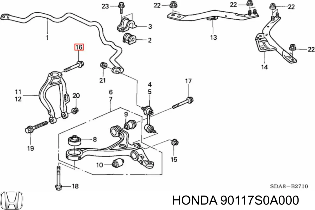 90117S0A000 Honda 