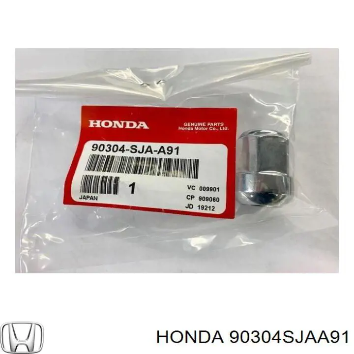 Гайка кріплення колеса Honda 90304SJAA91 ціна, від 5.48 USD