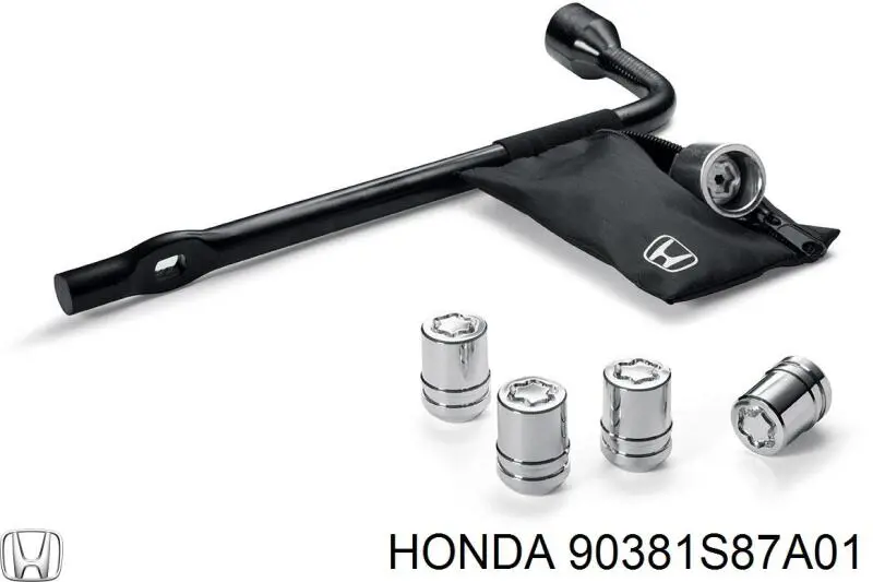Купити 90381S87A01 Honda Колісні гайки