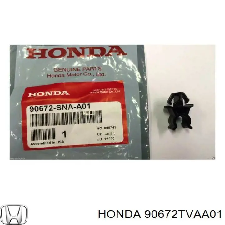  90672TVAA01 Honda