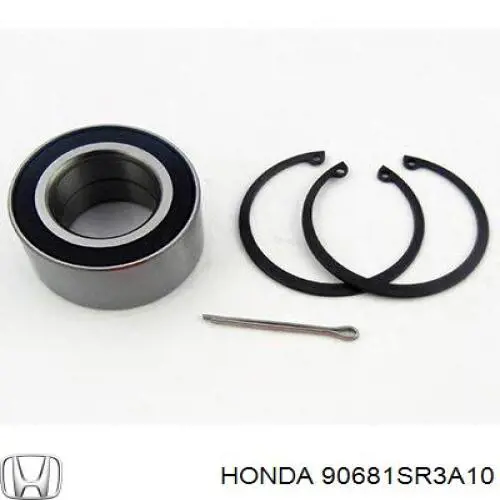Комплект підшипник маточини передньої Honda 90681SR3A10 ціна, від 30.64 USD