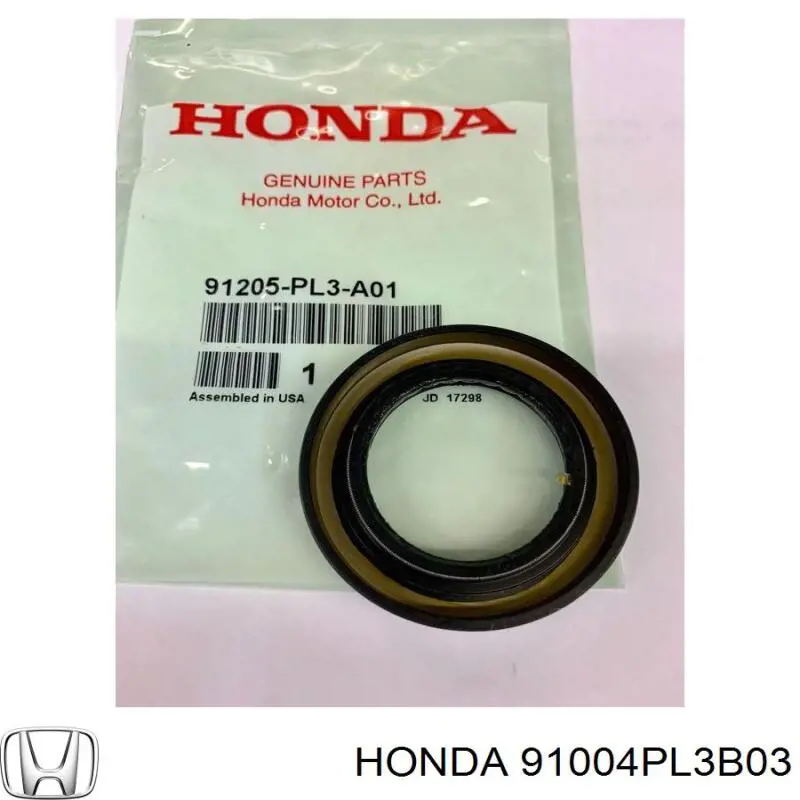Купити 91004PL3B03 Honda Підшипник первинного валу коробки