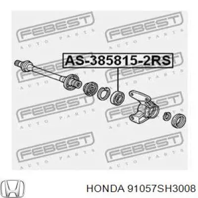 Купити 91057SH3000 Honda Підвісний підшипник передньої піввісі