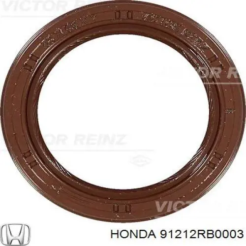 Сальник коленвала двигуна, передній Honda 91212RB0003 ціна, від 5.22 USD