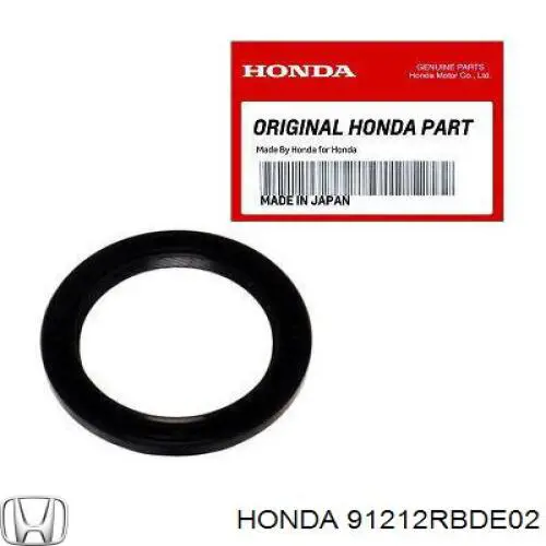 Купити 91212RBDE02 Honda Сальник коленвала передній
