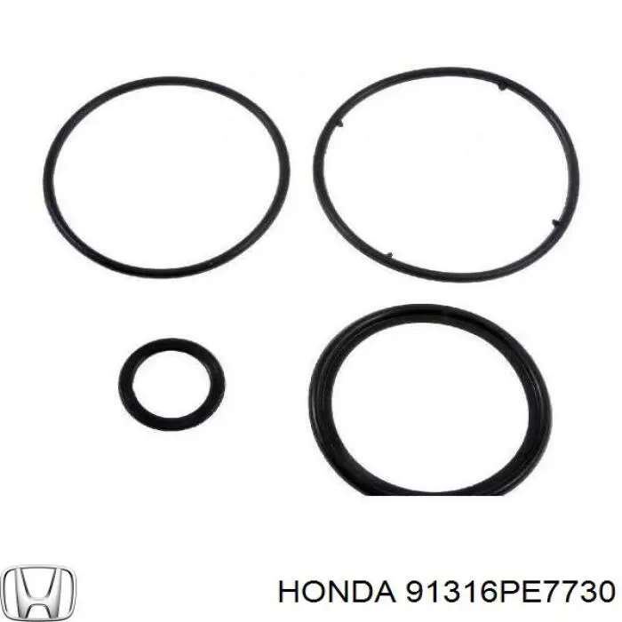 Ущільнююче кільце масляного теплообмінника Honda 91316PE7730 ціна, від 3.39 USD