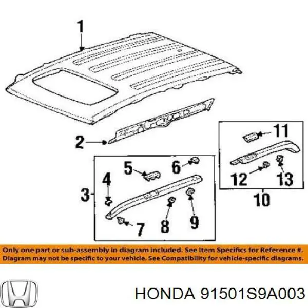  91501S9A003 Honda