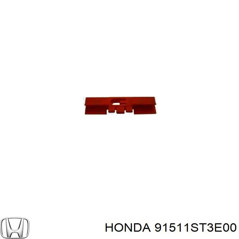 Пістон (кліп) кріплення молдинга лобового скла Honda Civic 6 (MB, MC) (Хонда Цивік)