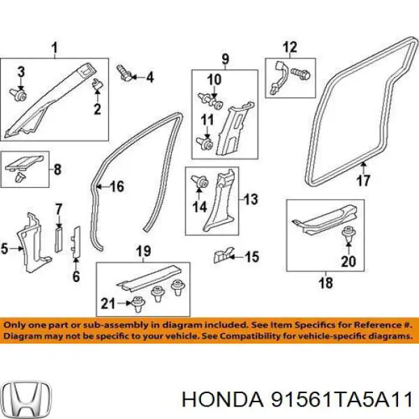 Купити 91561TA5A11 Honda 