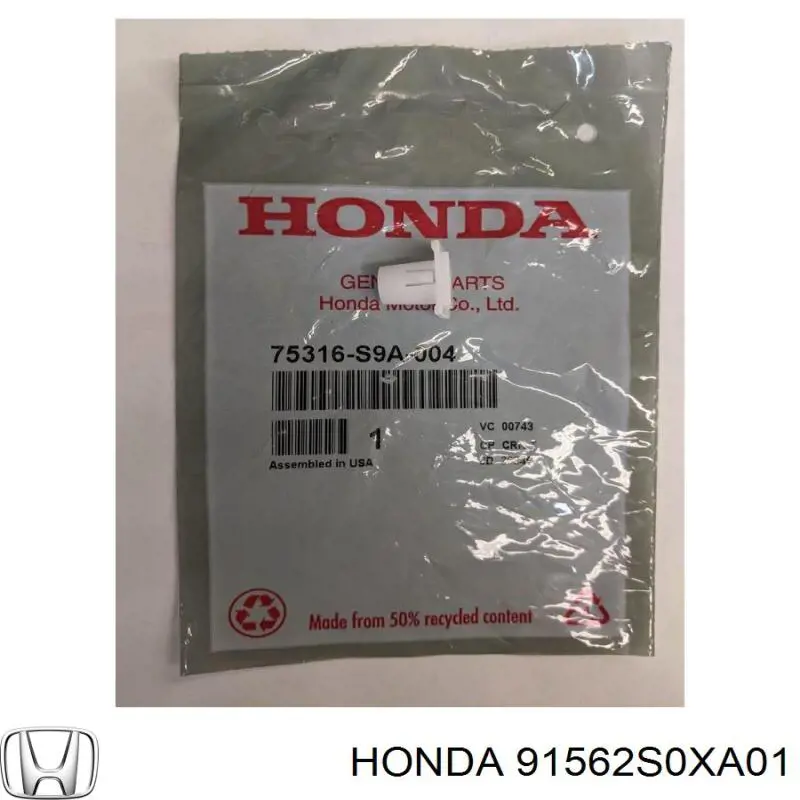91562S0XA01 Honda 