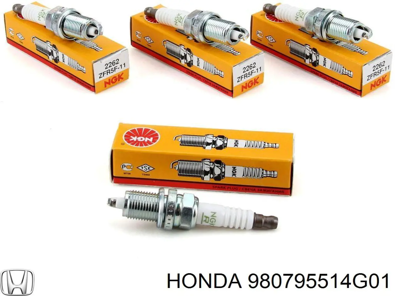 Свічки автомобільні Honda 980795514G01 ціна, від 2.87 USD