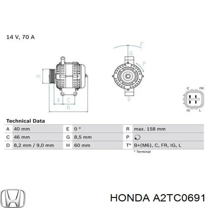 Купити A2TC0691 Honda Генератор