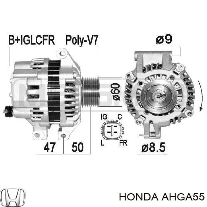 AHGA55 Honda генератор