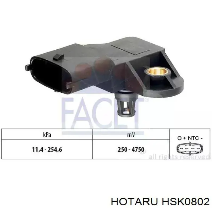 Датчик детонації Hotaru HSK0802 ціна, від 17.75 USD