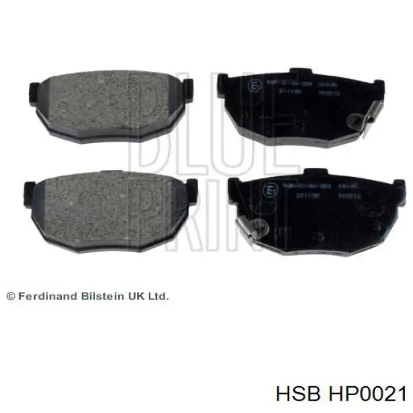 Задні гальмівні колодки HSB HP0021 ціна, від 12.88 USD