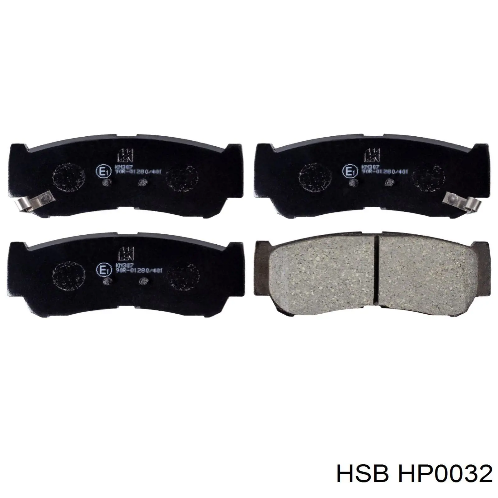 Задні гальмівні колодки HSB HP0032 ціна, від 15.22 USD