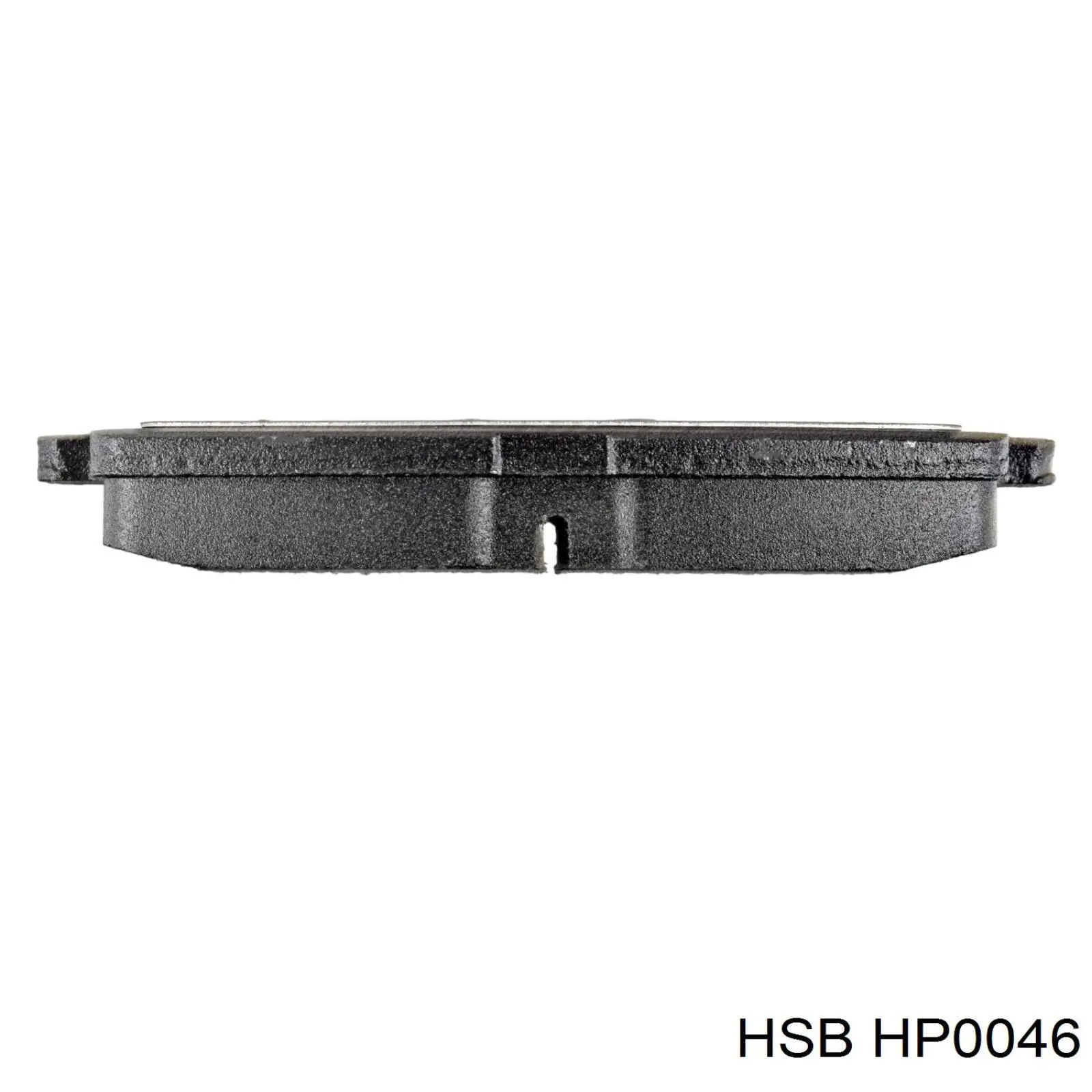 HP0046 HSB колодки гальмові задні, дискові