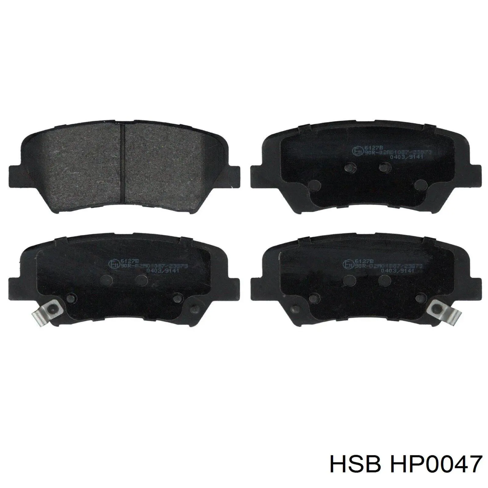Купити HP0047 HSB Колодки гальмівні передні, дискові