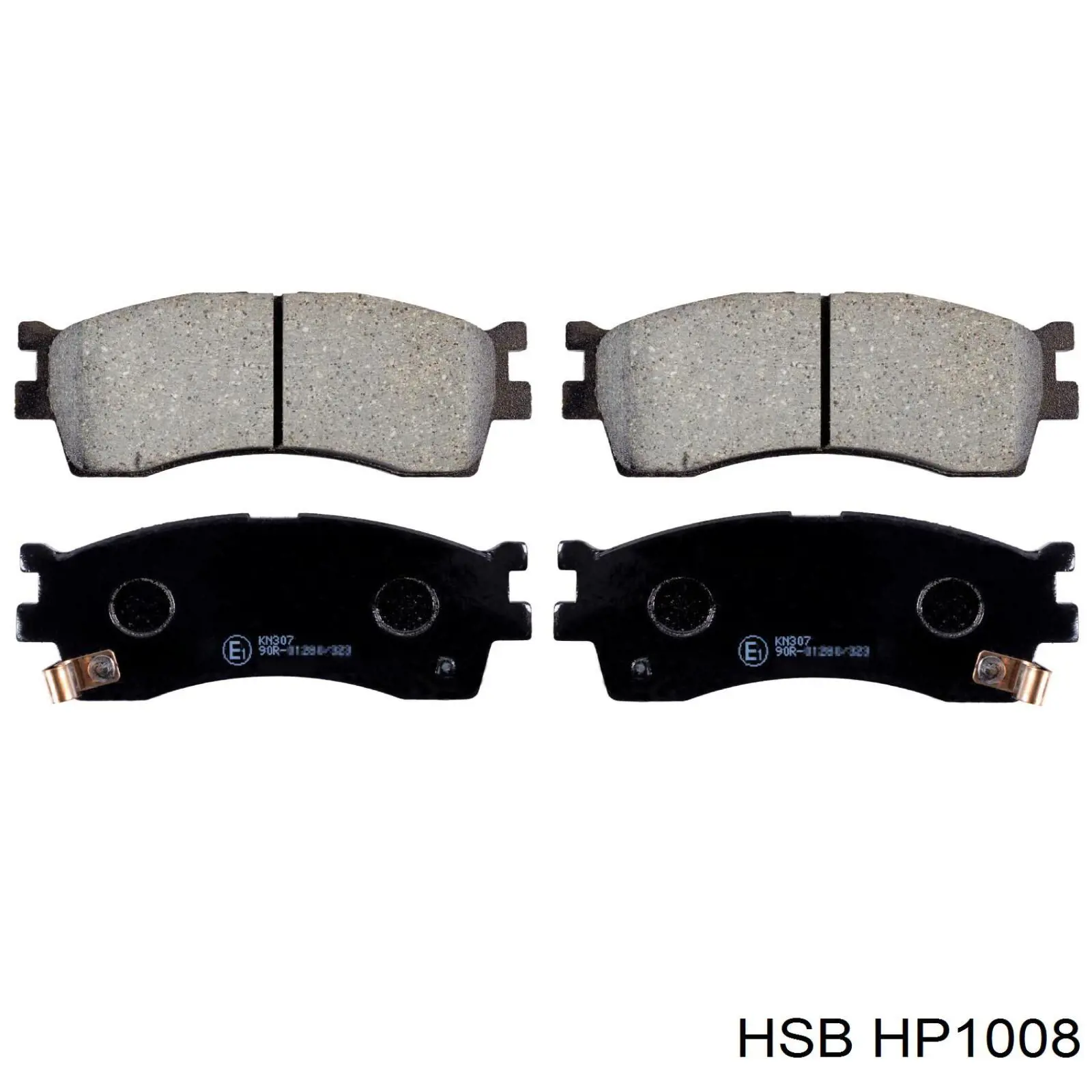Гальмівні колодки HSB HP1008 ціна, від 17.46 USD