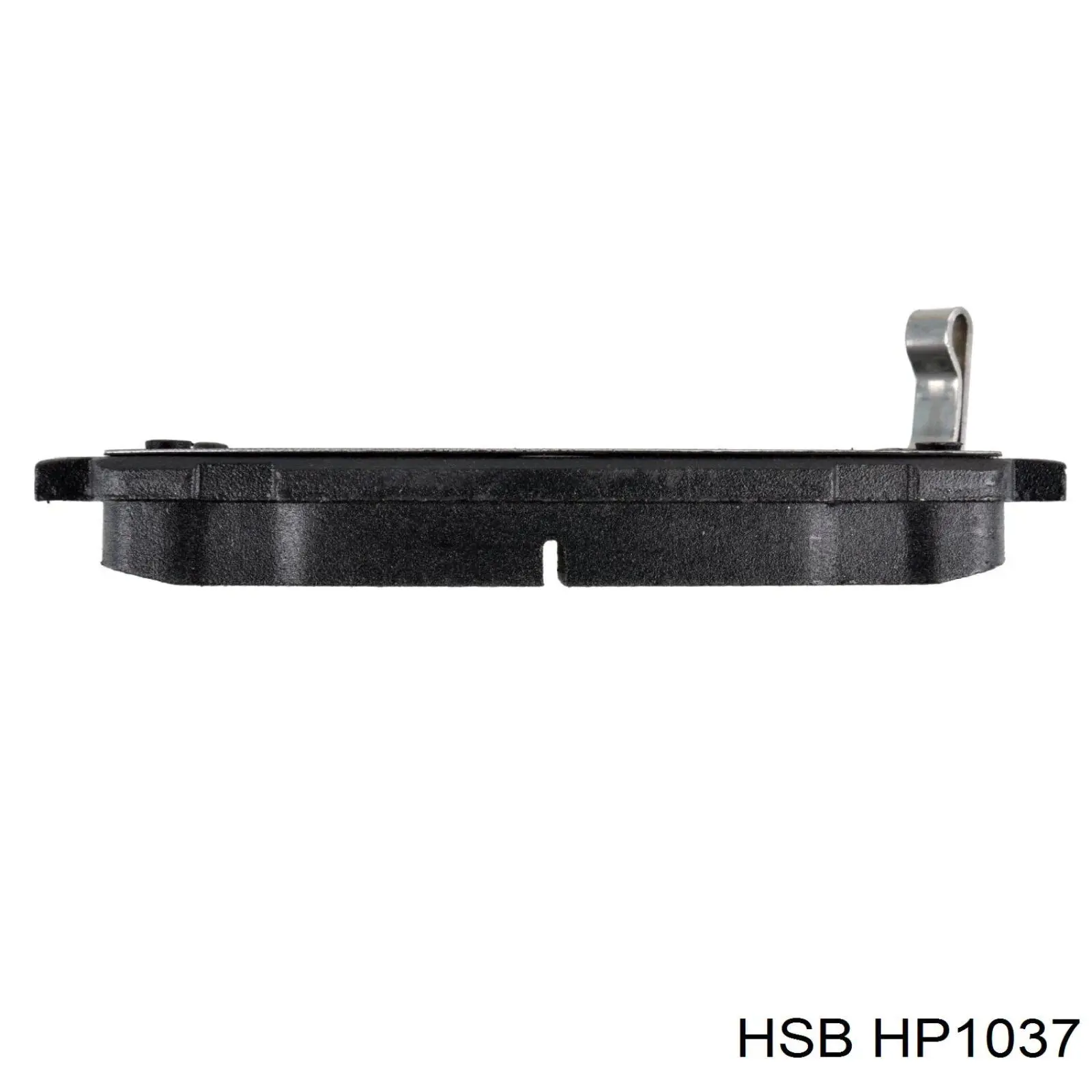 HP1037 HSB Колодки гальмівні задні, дискові