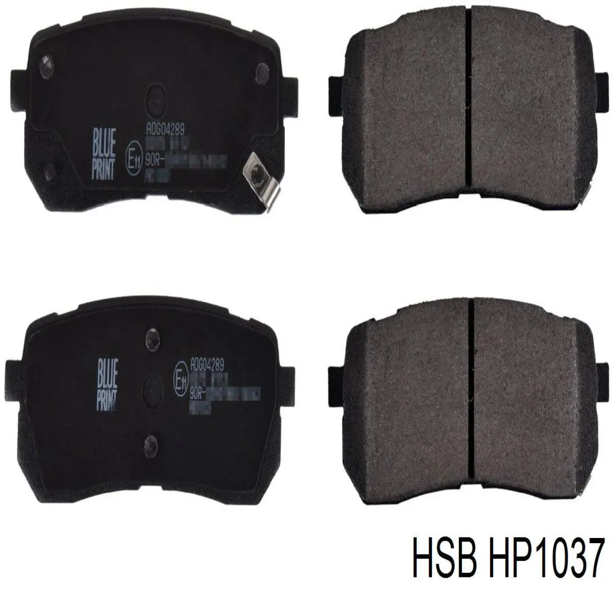 Купити HP1037 HSB Задні колодки