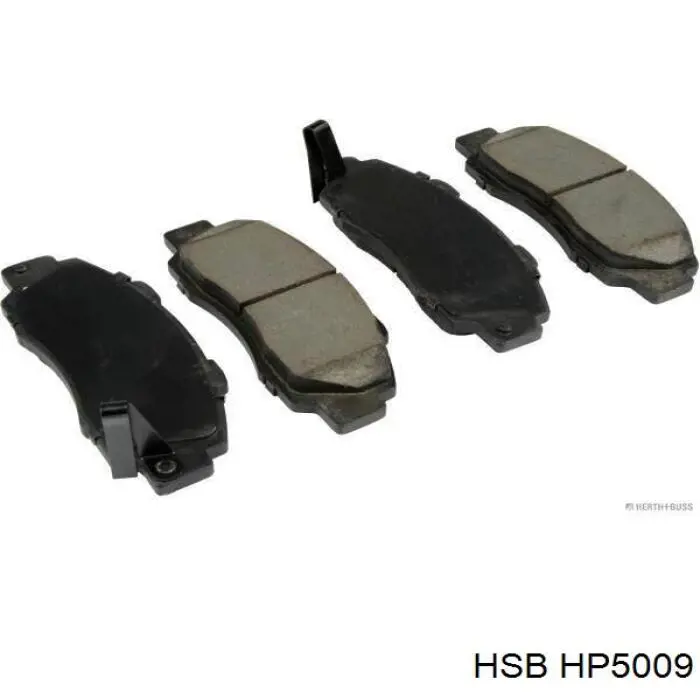 Передні тормозні колодки HP5009 HSB