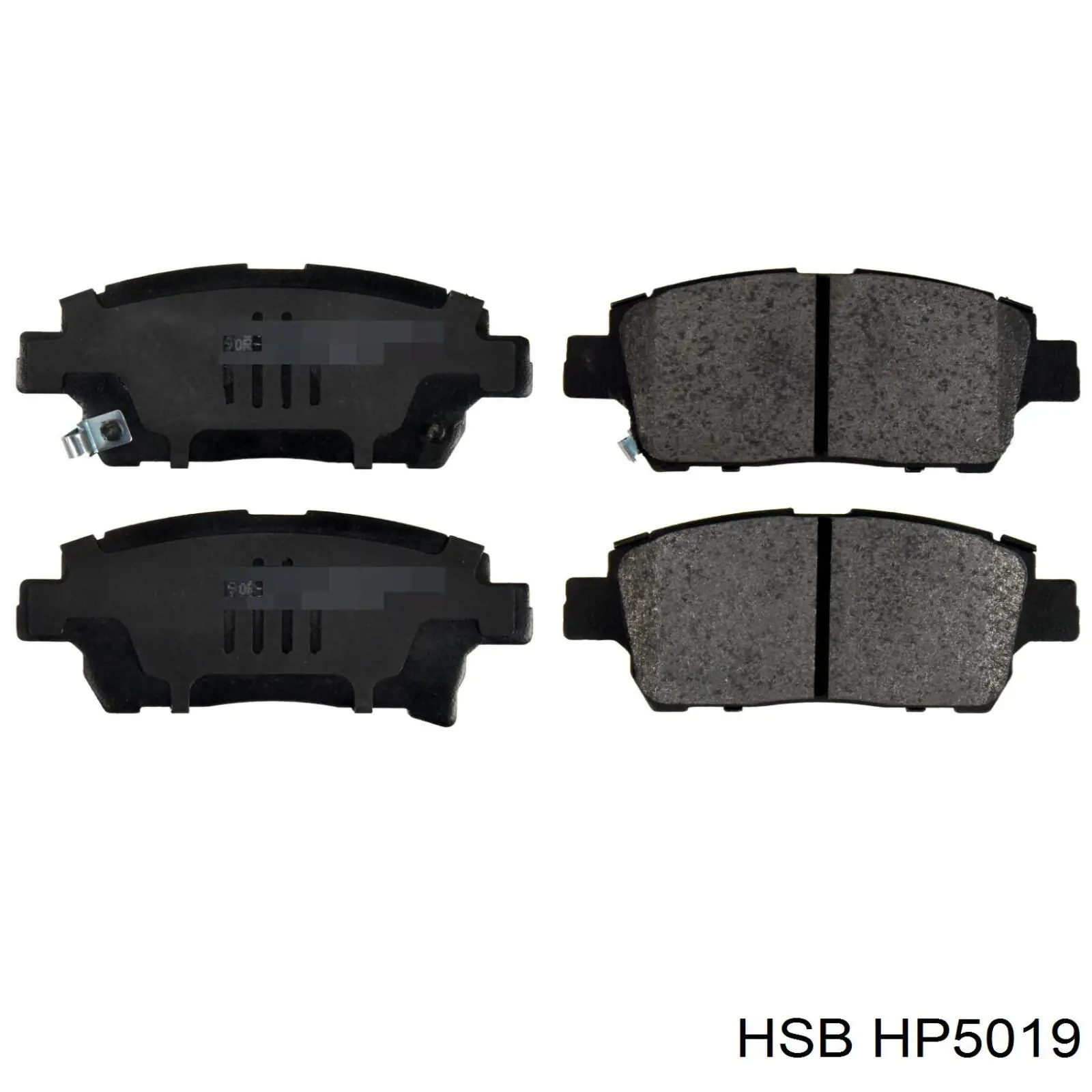 Купити HP5019 HSB Колодки гальмівні передні, дискові