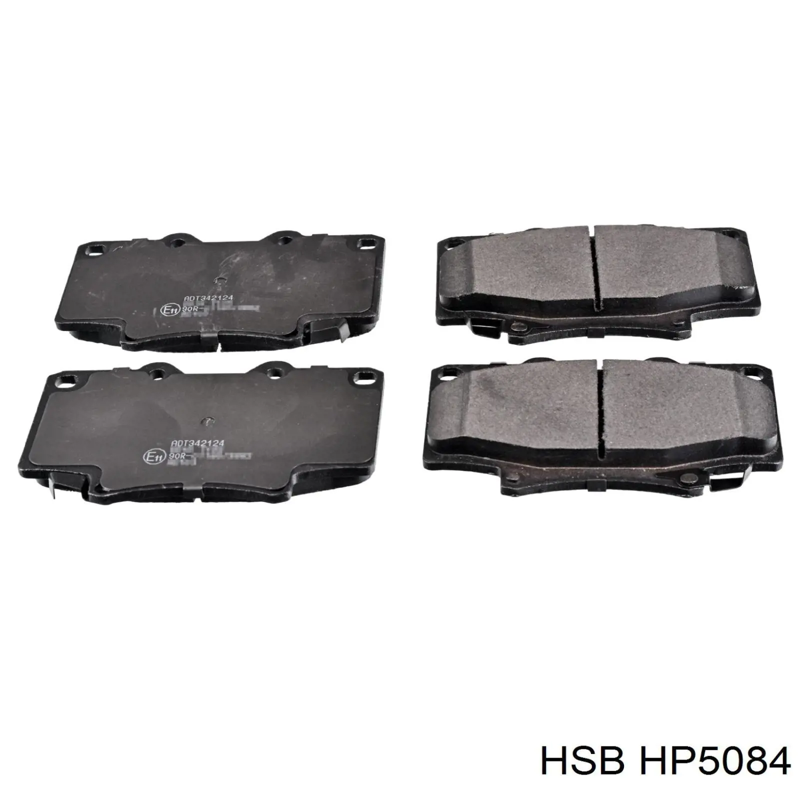 Купити HP5084 HSB Колодки гальмівні передні, дискові