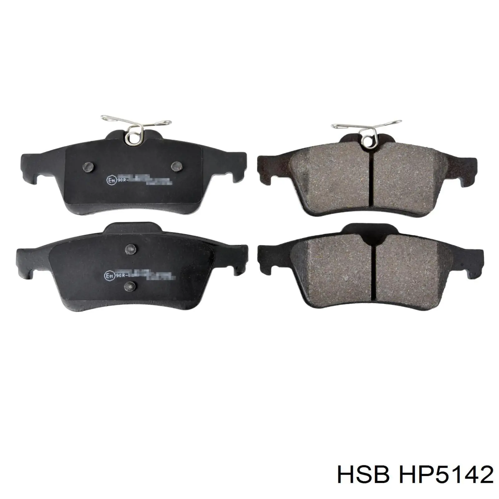 Задні гальмівні колодки HSB HP5142 ціна, від 14.83 USD