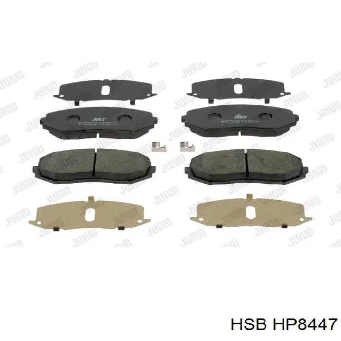 HP8447 HSB Передні гальмівні колодки