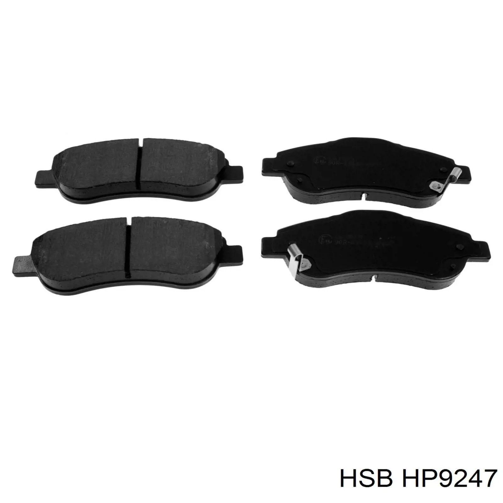 Гальмівні колодки HSB HP9247 ціна, від 27.66 USD